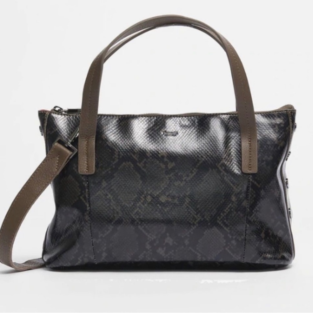 Hammitt Addie Medium Snake Print with Box